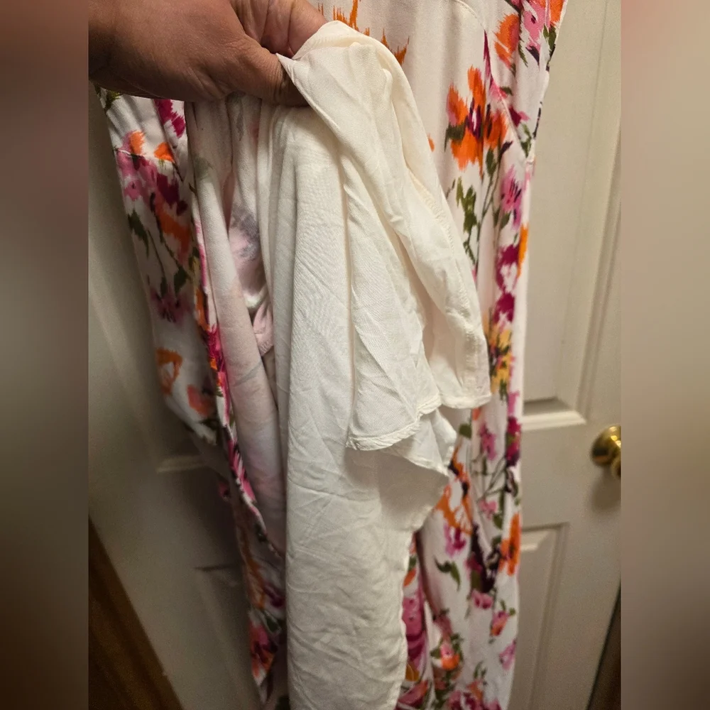 Anthropologie Maeve The Jocelyn Sleeveless Slip Midi Dress In Pink New W/O Tags - Picture 9 of 12